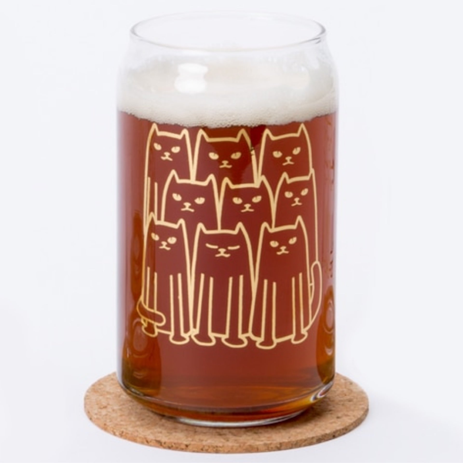 Stylish and Cool 16 oz. Can Shaped Beer Glass